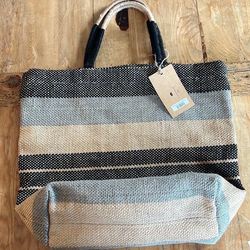 Will & Atlas Sonoma Jute Shopper Tote Bag